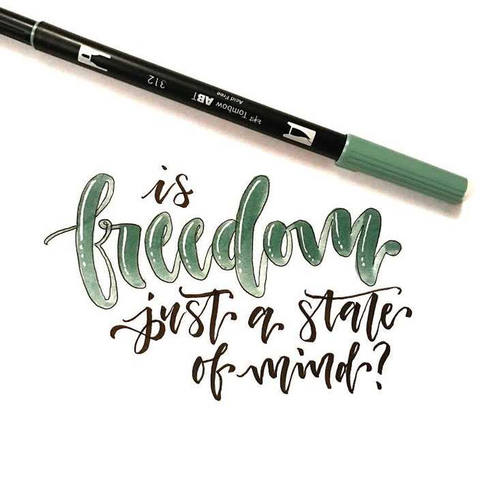 Letter Lovers charmingletters: Anleitung plastisches Lettering freedom