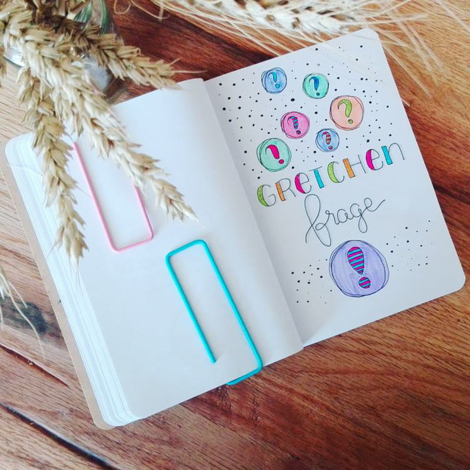 Handlettering: Gretchen Frage (Letter Lovers elsterchen)