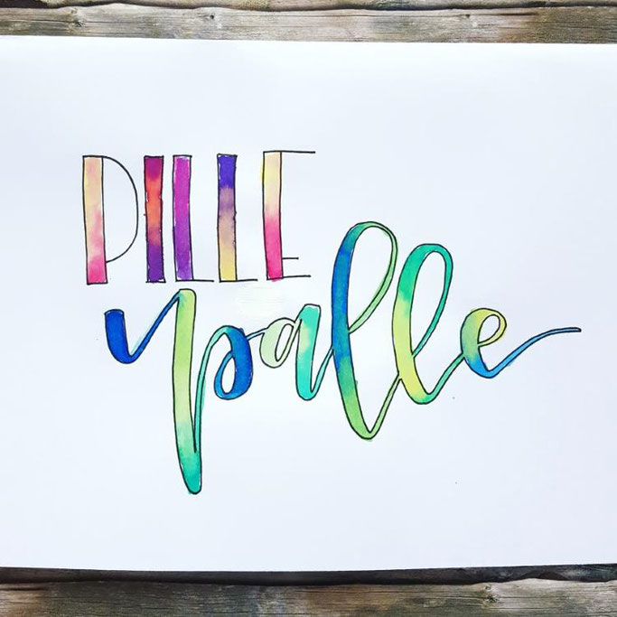 Letter Lovers schreibfieber: Handlettering Pille Palle