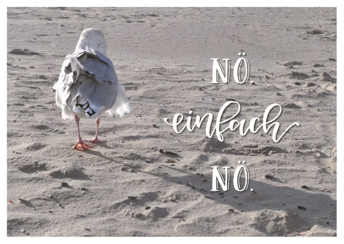 Handlettering: nö. einfach nö. (Lettering von all_that_letters für die Letter Lovers)