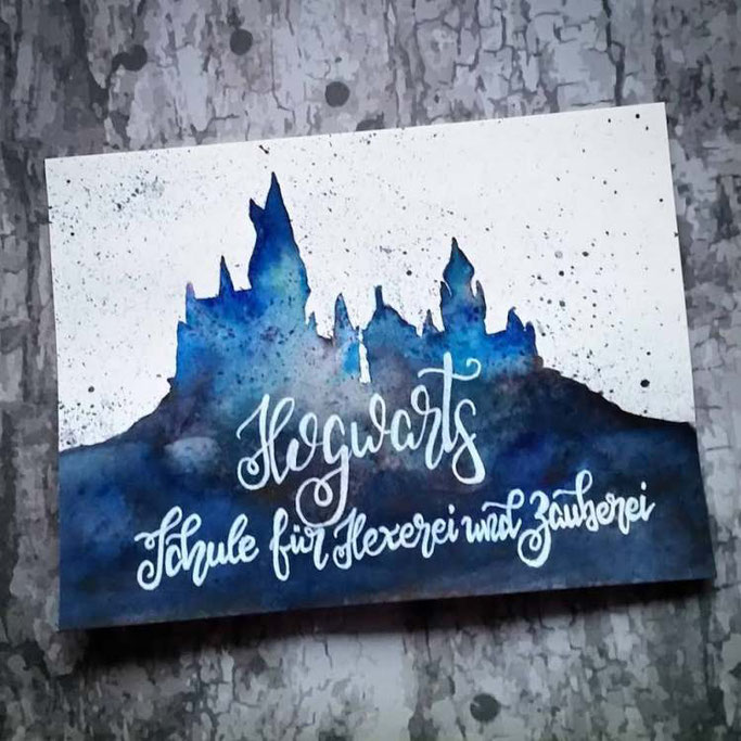 Letter Lovers nanoujess_creative: Handlettering Hogwarts - Schule für Hexerei und Zauberei
