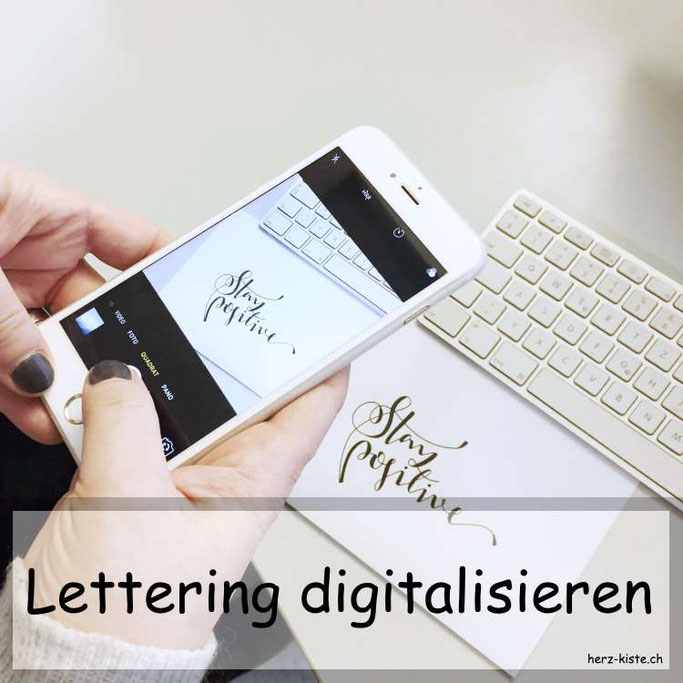 Handlettering digitalisieren - eine Anleitung