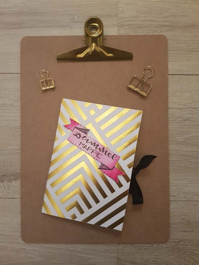 Einfache Anleitung für eine DIY Sammelmappe aus Briefumschlägen - Tutorial zum selber nach basteln! Letter Lovers mrs.b.letters