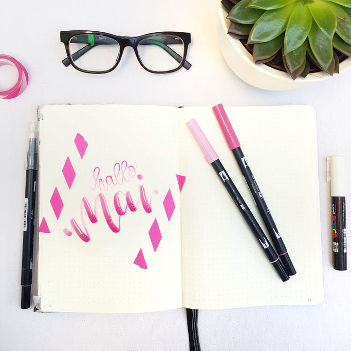 Hallo Mai Lettering (Letter Lovers frl.stucki)