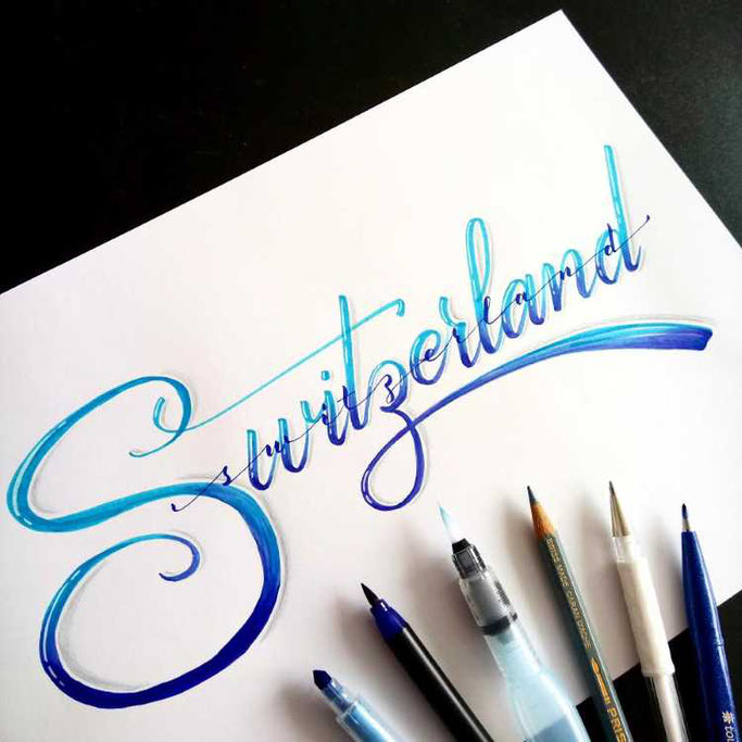 Letter Lovers frauleinausten: Handlettering Switzerland