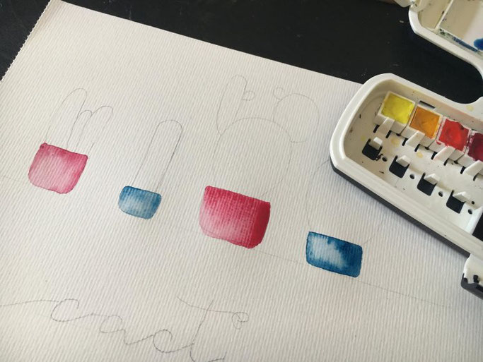 Watercolor Kaktus - Anleitung um selber Kakteen zu malen (Letter Lovers herzimbauch)