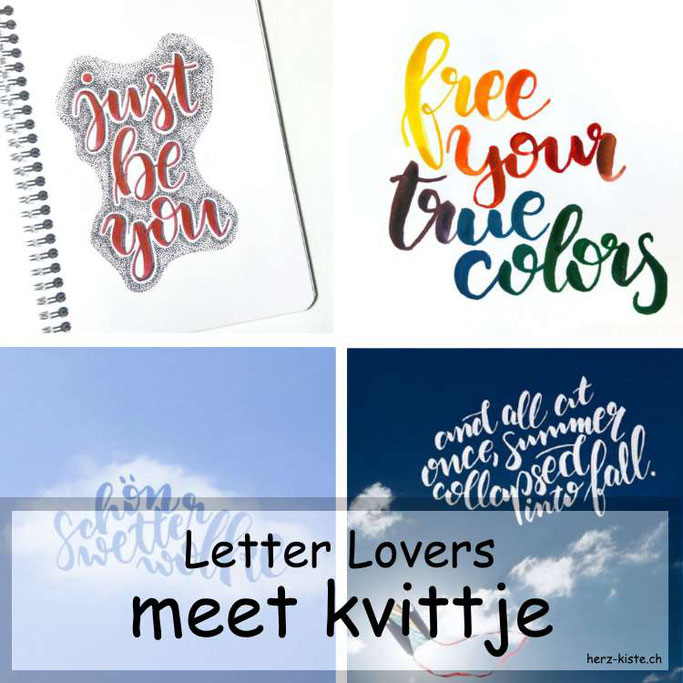 Letter Lovers in der Herz-Kiste: kvittje zu Gast