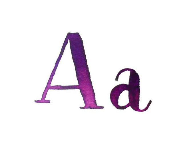Letter Lovers buchstabenprinzessin: Handlettering A a