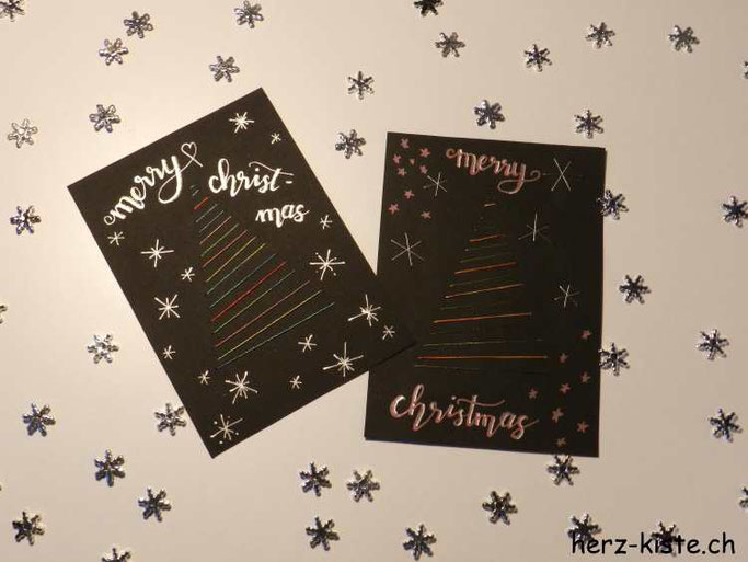 Weihnachtskarte Merry Christmas