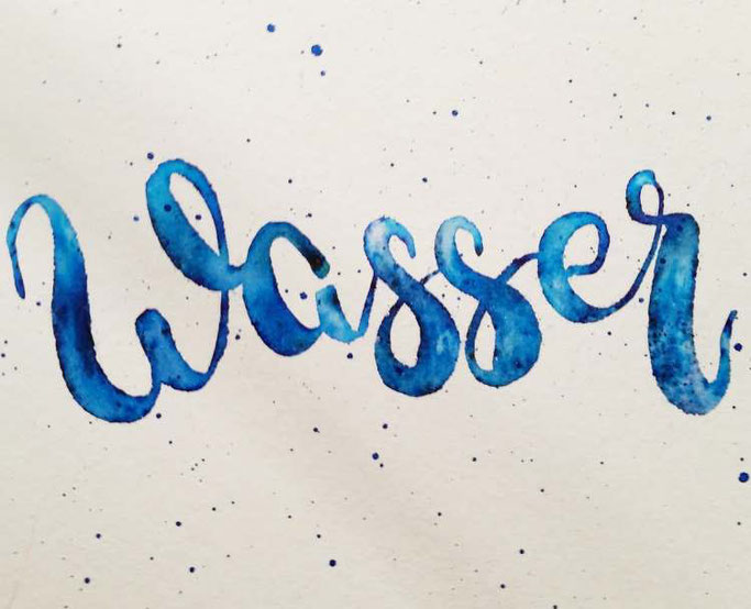 Letter Lovers nanoujess_creative: Handlettering Wasser