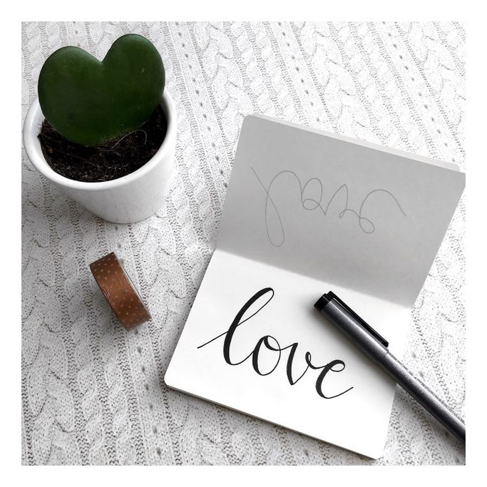 Letter Lovers michilicious: Handlettering love