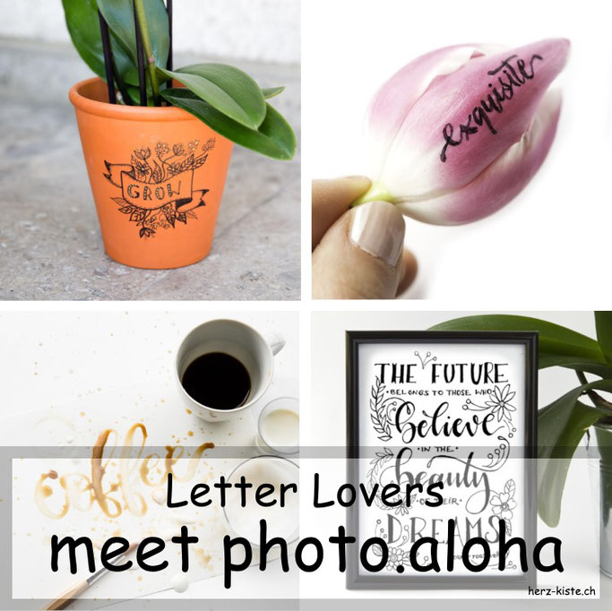 Letter Lovers: photo.aloha zu Gast mit einer Lettering Anleitung - Zitate lettern mit einer Mini-Skizze