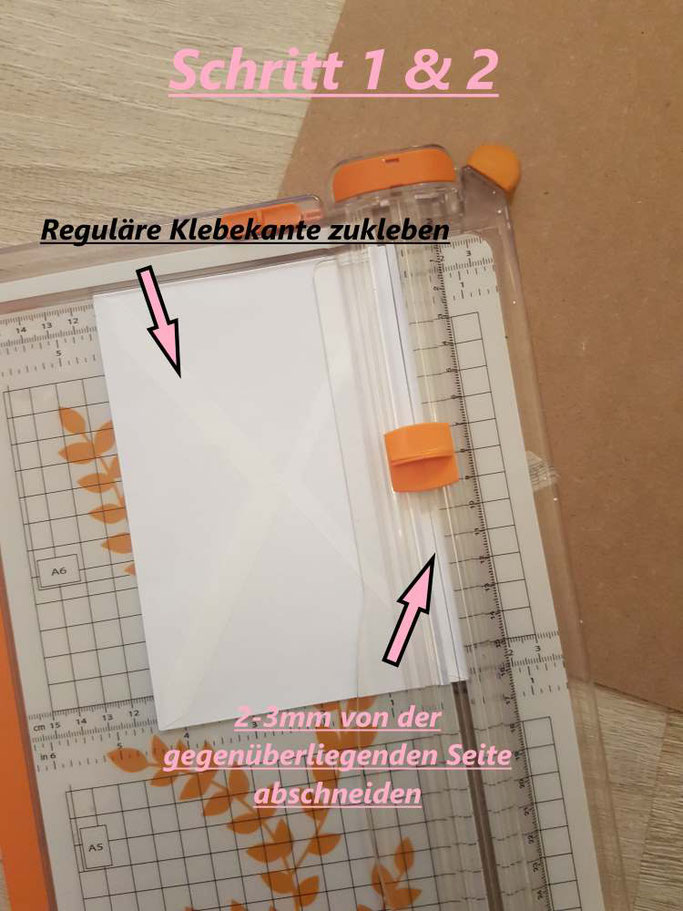Anleitung: DIY Sammelmappe für Letterings - Schritt 1 & 2 (Letter Lovers mrs.b.letters)