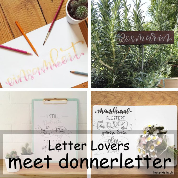 Letter Lovers in der Herz-Kiste: donnerletter zu Gast