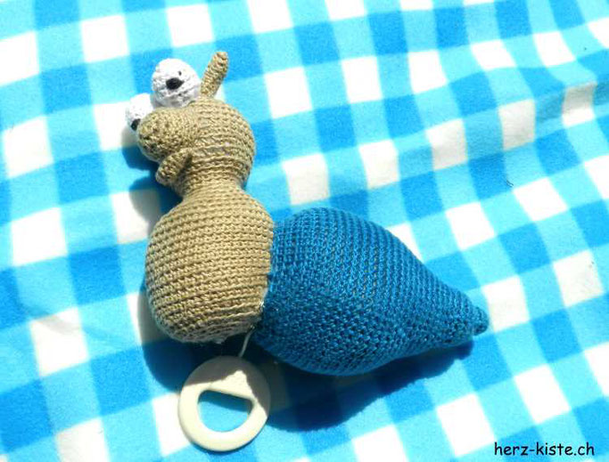 Amigurumi Schnecke: Einzigartiges und süsses DIY Geschenk zur Geburt als Musikdose