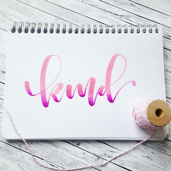 Letter Lovers schreibfieber: Handlettering kind