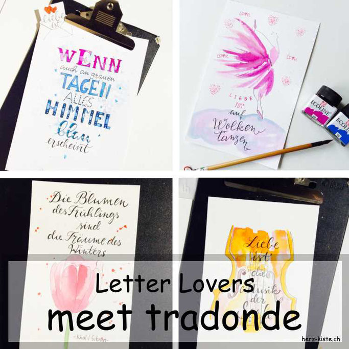 Letter Lovers in der Herz-Kiste: tradonde zu Gast