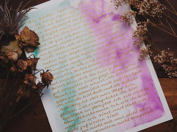 Letter Lovers vierneuntel: Handlettering