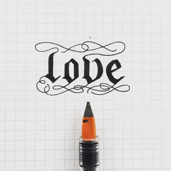 Letter Lovers unakritzolina: Handlettering Love