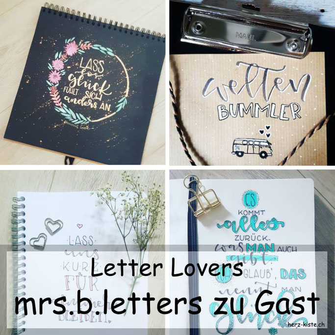 Letter Lovers in der Herz-Kiste: mrs.b.letters zu Gast mit einer Anleitung für eine DIY Sammelmappe