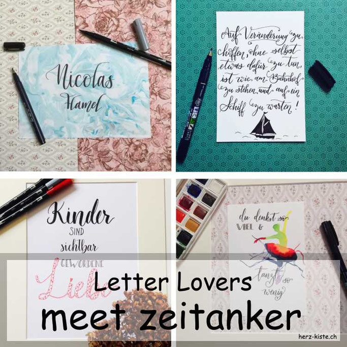 Letter Lovers in der Herz-Kiste: meet zeitanker