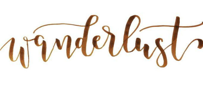Letter Lovers buchstabenprinzessin: Handlettering Wanderlust