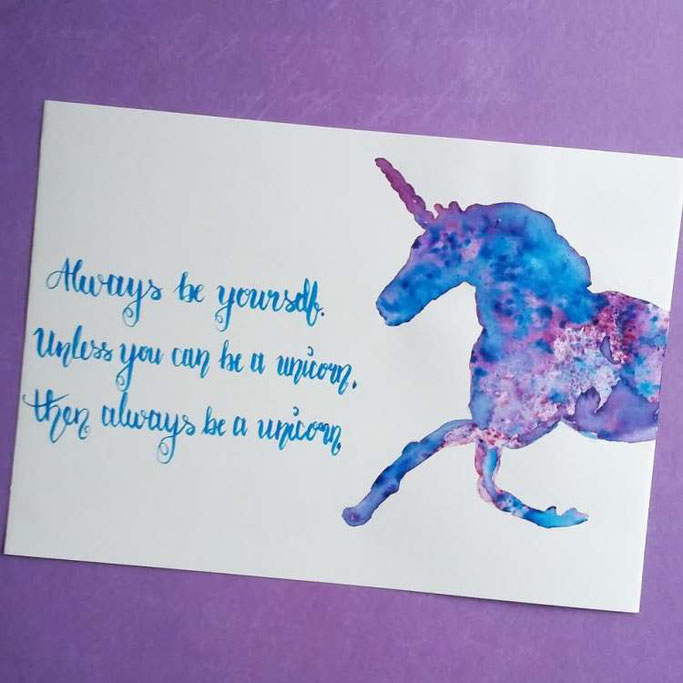 Letter Lovers nanoujess_creative: Handlettering Unicorn