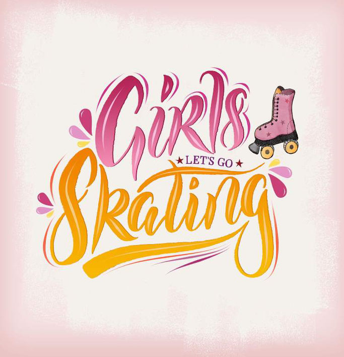 Letter Lovers sandra_graphics - Letting Girls let's go Skating