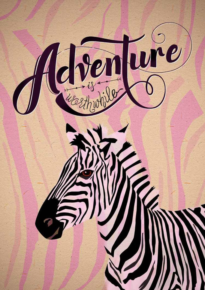 Letter Lovers sandra_graphics - Lettering mit Illustration - Adventure is worthwhile