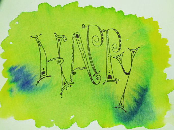 Handlettering happy - Letter Lovers schriftspielerei