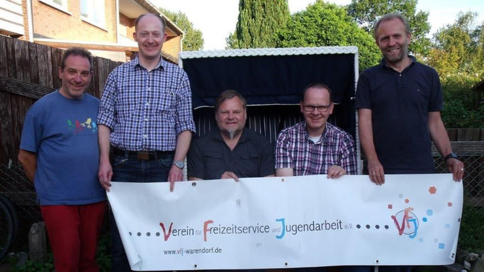 v. l. n. r.: Dieter Nissen, Oliver Prinz, Daniel Kiehne, Thomas Mundmann, Ansgar Westmark
