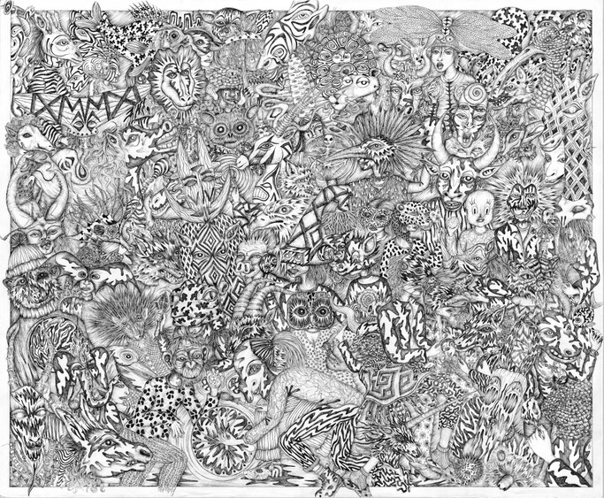 Stéphanie Sautenet - Ssoloeil - dessin - inkdrawing - rituel