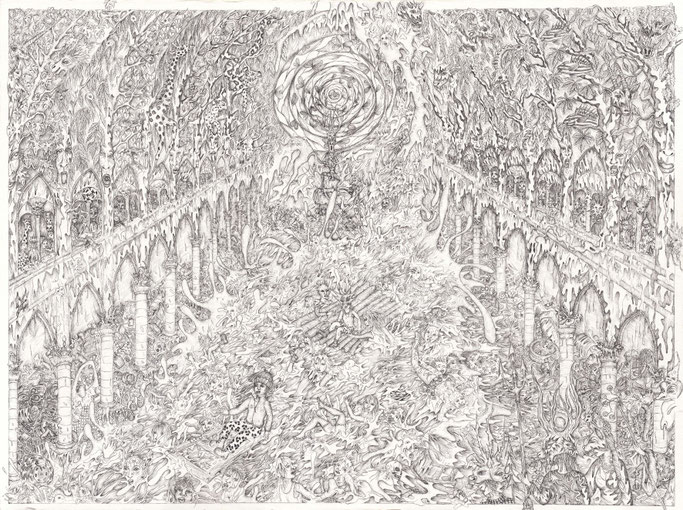 Stéphanie Sautenet - Ssoloeil - dessin - inkdrawing - rituel