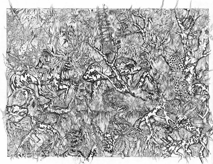 Stéphanie Sautenet - Ssoloeil - dessin - inkdrawing - rituel
