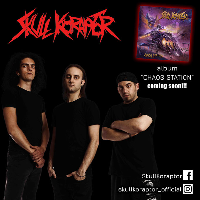 SKULL KORAPTOR – single “Blast it out”….+ Οfficial video, from upcoming album “Chaos Station”