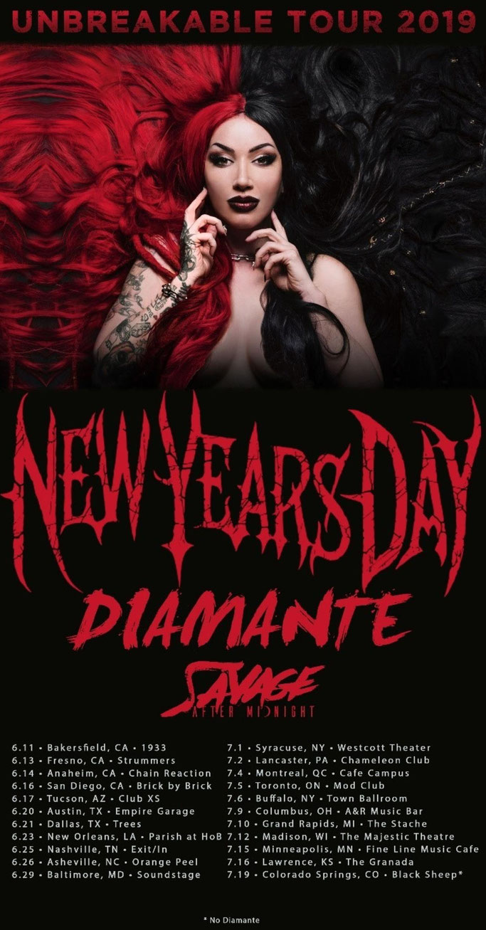New Years Day, American Psycho, Video, Shut Up, Rockers And Other Animals, Rock News, Rock Magazine, Rock Webzine, rock news, sleaze rock, glam rock, hair metal