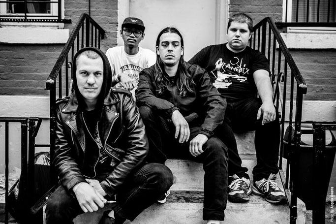 RED DEATH line-up: (From left to right – Photo by Angela Owens) Chad Troncale – vocals, bass Ace Mendoza – guitar Will Wagstaff – guitar Connor Donegan – drums RED DEATH online: www.facebook.com/REDDEATHDC www.instagram.com/reddeathdc/ https:/