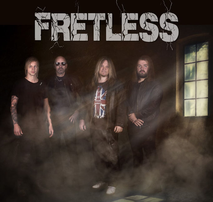 FRETLESS, Damnation, new album, Cover, Tracklist, Pure Steel records, Hardrock, Metal, Classic Rock,News Rockers And Other Animals, Rock News, HEAVY METAL, Rock Magazine, Rock Webzine, rock news, sleaze rock, glam rock, hair metal
