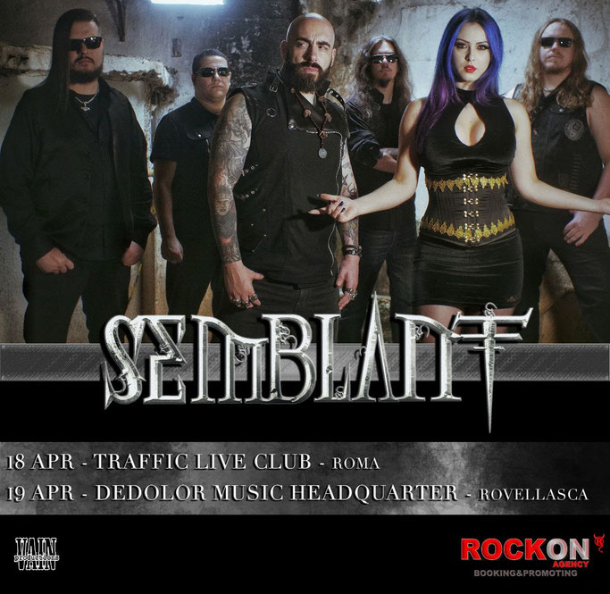 Semblant: announced 2 dates in Italy