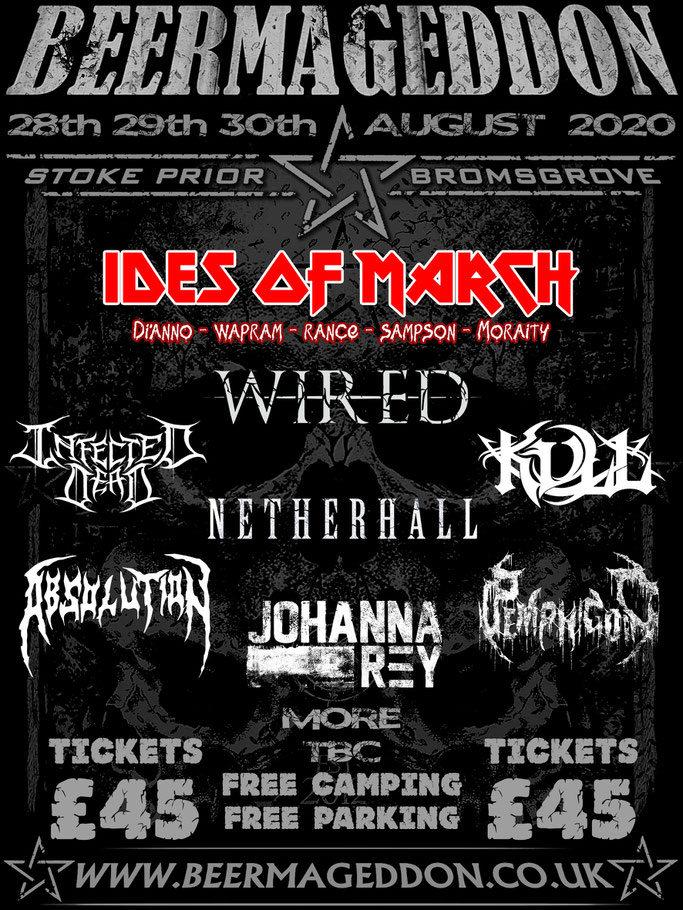iron Maiden, PAUL Di'ANNO, IDES OF MARCH, rockers and other animals,