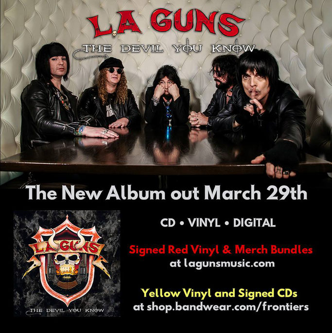 L.A. Guns, Music Video, The Devil You Know, new album, Title Track, Rockers And Other Animals, RockAintDead, Rock News, Rock Magazine, Rock Webzine,