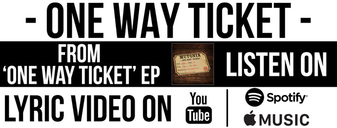 Alternative Rock, Mutonia, Lyric Video, One Way Ticket, News Rockers And Other Animals, Rock News, Rock Magazine, Rock Webzine, rock news, sleaze rock, glam rock, hair metal