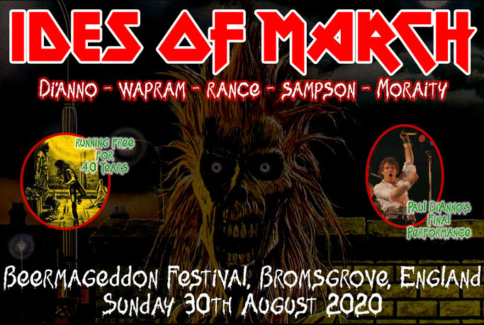 iron Maiden, PAUL Di'ANNO, IDES OF MARCH, rockers and other animals,