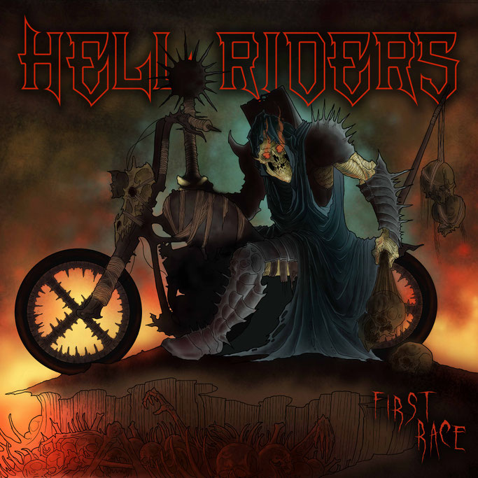 "First Race", the debut album of the Hell Riders is now available!