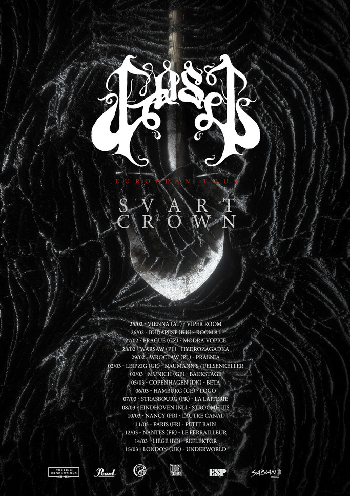 GOST announce European headlining tour with SVART CROWN