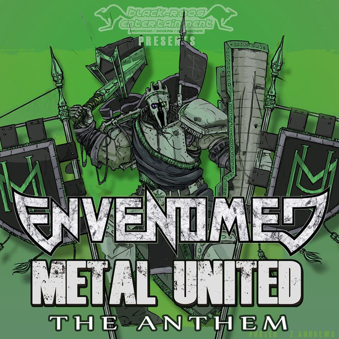 ENVENOMED, Video, Festival, Metal United World Wide, metal, upcoming album, The Walking Shred, News Rockers And Other Animals, Rock News, Rock Magazine, Rock Webzine, rock news, sleaze rock, glam rock, hair metal
