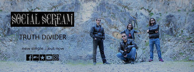 SOCIAL SCREAM – new single “Truth divider”, rockers and other animals, news
