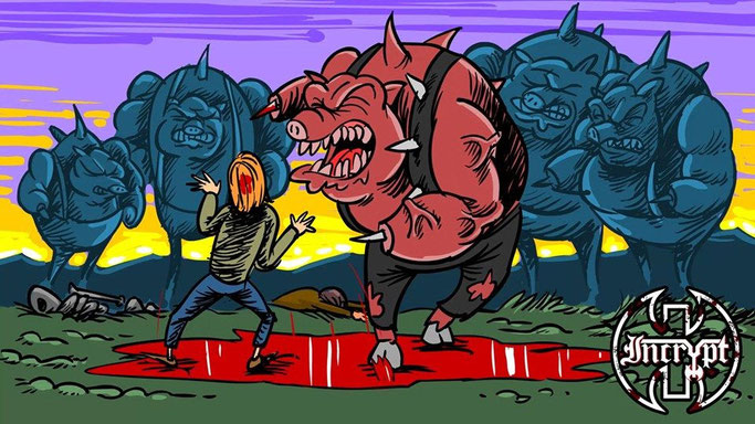Incrypt Release Videoclip "Hordes Of Hades, rockers and other animals, news