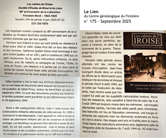 Le Lien n° 175, septembre 2025