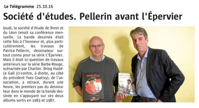 Le Télégramme, 25 octobre 2016